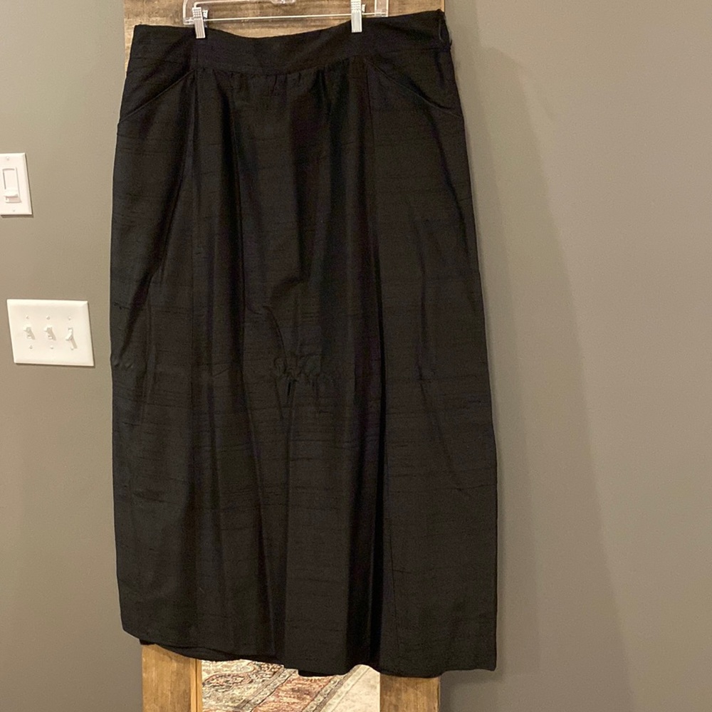 Beautiful Lula Kate dupioni maxi skirt with…POCKETS!